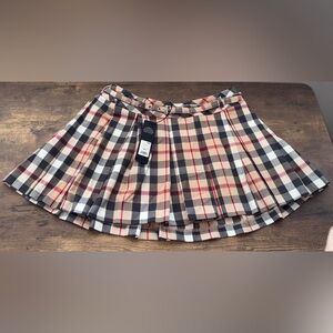 Fashion Nova Plaid Pleated Mini Skirt